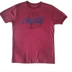 Red Coca Cola T-Shirt Size Small